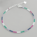 Pulseira Riviera Colorida em Prata 925: Uma explosão de cores vibrantes e elegância. Cravejada com zircônias de 2 mm, este acessório versátil é perfeito para elevar seu estilo. Garantia vitalícia para brilho duradouro. Explore agora!