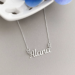 Colar Personalizado de Nome em Prata 925 - Toque Pessoal e Elegância. Descubra a Exclusividade: Colar Personalizado de Nome em Prata 925
