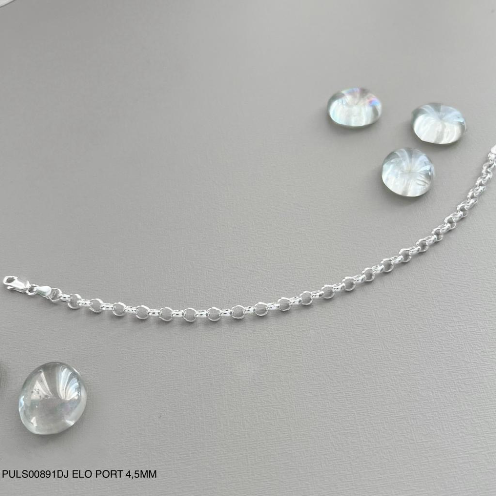 Pulseira Elo Português em Prata 925, elegância e tradição combinadas em cada elo. Adquira a sua e destaque-se com estilo único.